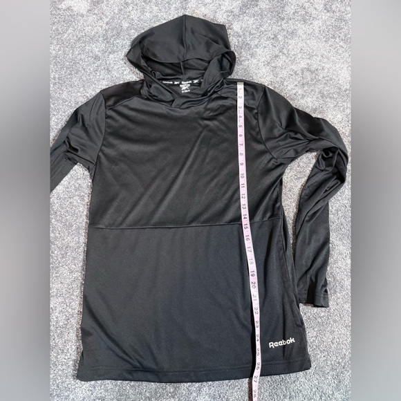 Reebok Black Performance Hoodie Mens Size Small - Picture 3 of 6